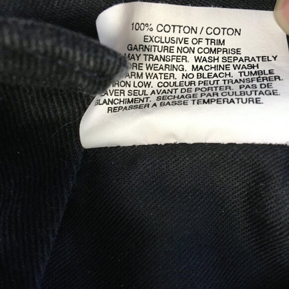 Vintage Tommy Hilfiger Black Denim Overall Mens Size Large - Picture 10 of 14